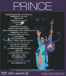 Prince Goodnight Sweet Prince Memorial Collection Blu-ray 2016 HD Master Edition 1BDR