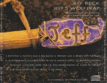 Load image into Gallery viewer, Jeff Beck Jeff&#39;s Wolftrap 2003 Sep 2 Vienna USA Soundboard Recording Press CD
