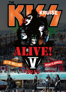 Kiss Kruise V Alive 2015 Miami to Jamaica DVD 2 Discs Case Set Music Rock F/S
