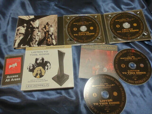 Led Zeppelin Listen To This Eddie Object Cover DVD 4 Discs Empress Valley Music
