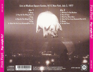 Pink Floyd Pigs Might Fly? 1977 Madison Square Garden CD 2 Discs 12 Tracks Music