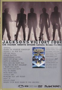 Michael Jackson Jacksons Victory Tour 1984 Toronto pressed DVD Pro-Shot 110min