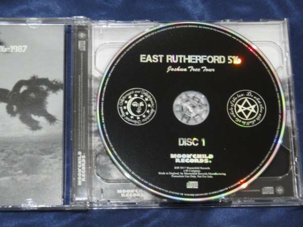 U2 East Rutherford 516 Joshua Tree Tour 1987 2CD Soundboard Moonchild Records
