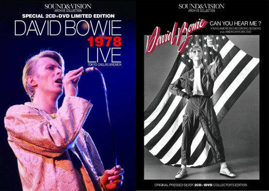 David Bowie 1978 Live Can You Hear Me Sound & Vision Archive 4CD 2DVD Set Music