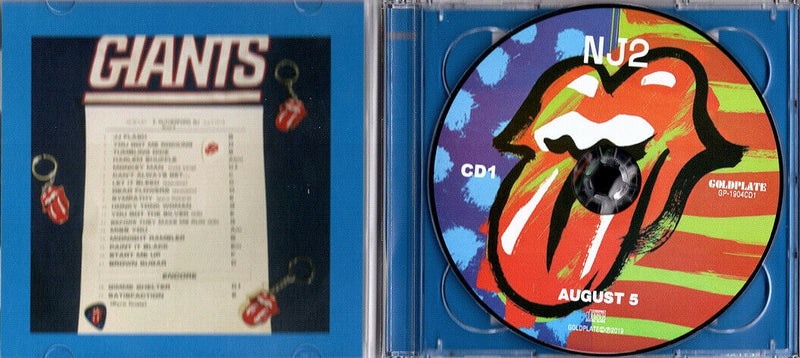 The Rolling Stones No Filter Us Tour August 5 2019 New Jersey 2CD