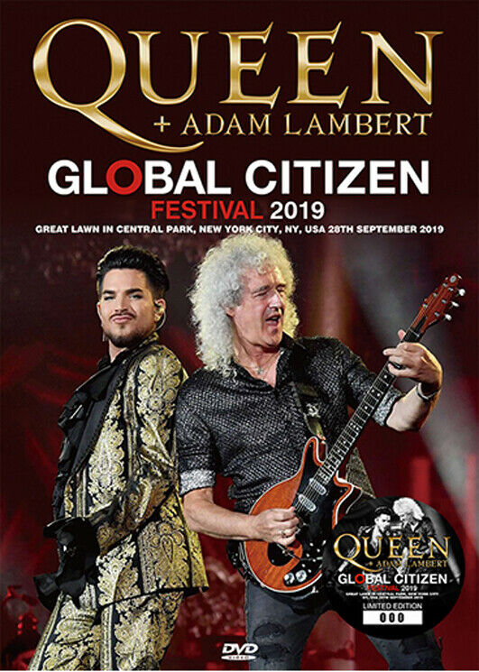 Queen Adam Lambert Global Citizen Festival 2019 DVD 1 Disc  Japan F/S