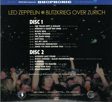 Load image into Gallery viewer, Led Zeppelin Blitzkrieg Over Zurich 1980 CD 2 Discs 15 Tracks Empress Valley
