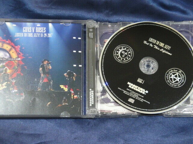 Guns N' Roses Listen To This, Izzy! CD 3 Discs 41 Tracks Moonchild Records
