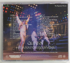 Queen Heaven For Everyone 1984 Definitive Version CD 2 Discs Moonchild Records