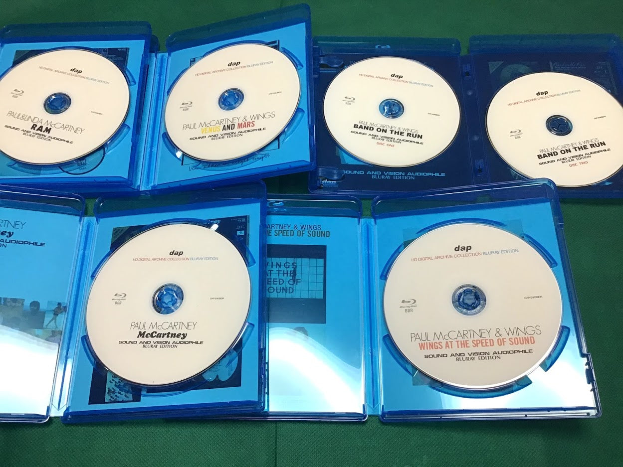 Paul McCartney 2018 DAP 5 Set Band On The Run Ram Venus And Mars Blu-ray 6 Discs