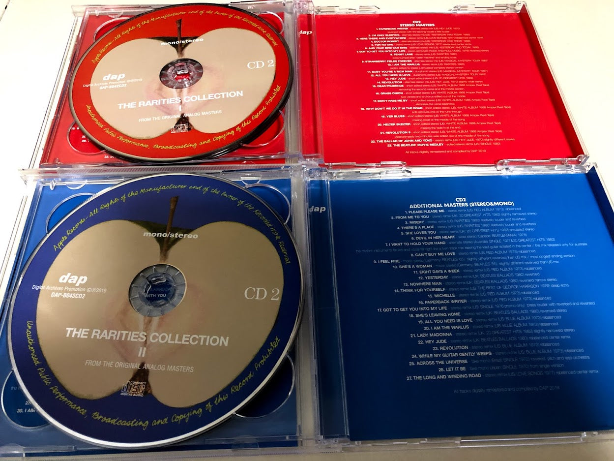 The Beatles The Rarities Collection 1 & 2 Original Analog Masters CD 4 Discs Set
