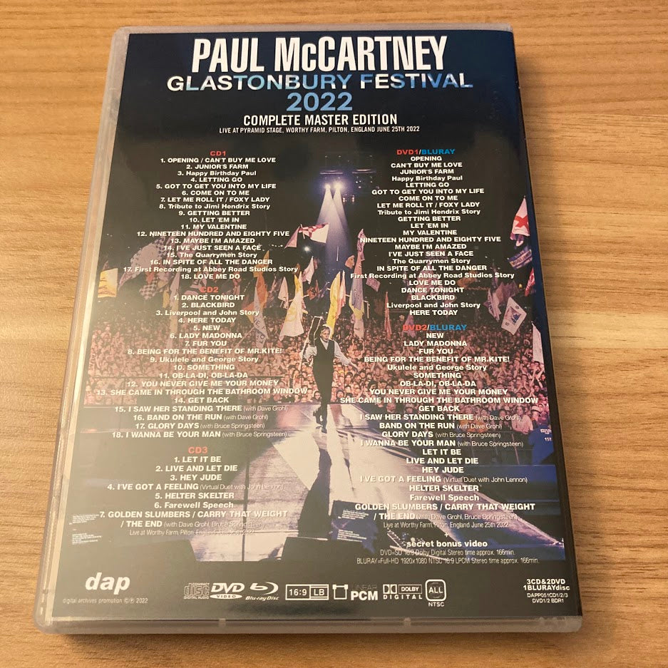 PAUL McCARTNEY / GLASTONBURY FESTIVAL 2022 PREMIUM LIMITED SPECIAL