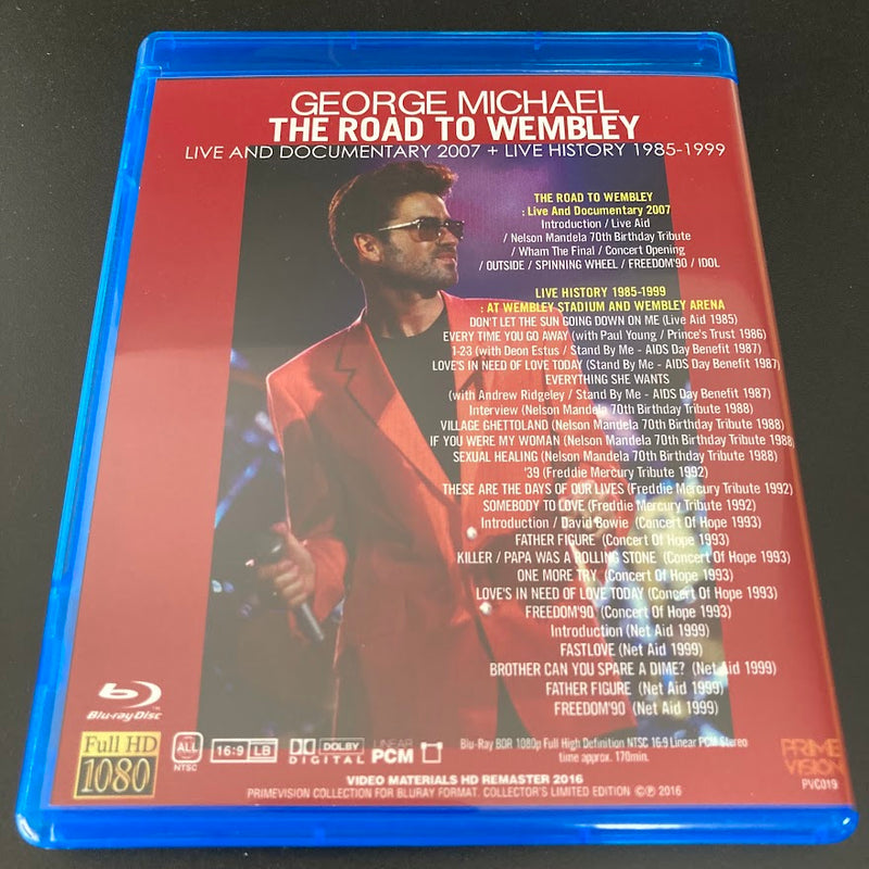 GEORGE MICHAEL / THE ROAD TO WEMBLEY LIVE AND DOCUMENTARY 2007 + LIVE HISTORY 1985 - 1999 (1BDR)