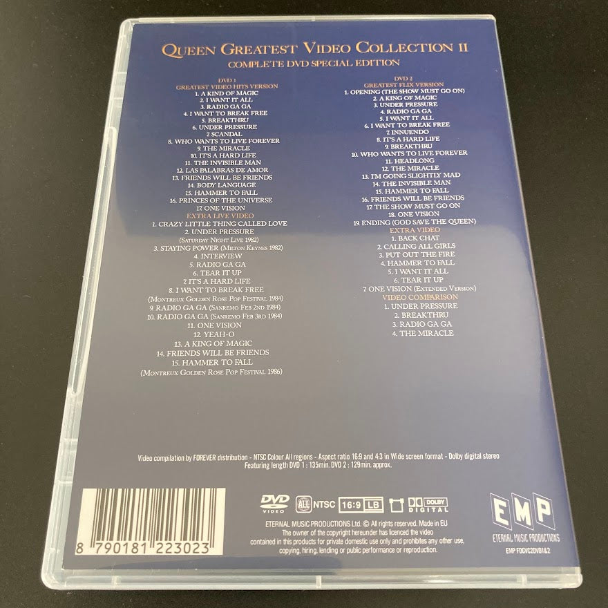 Queen Greatest Video Collection II 2DVD 62 Tracks
