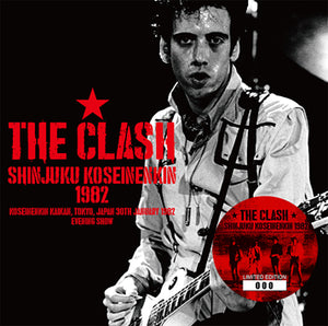THE CLASH SHINJUKU KOSEINENKIN 1982 CD 2 Discs Case Tokyo Night Japan
