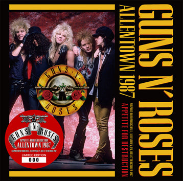 GUNS N' ROSES / ALLENTOWN 1987 (1CD)