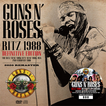GUNS N' ROSES / RITZ 1988 DEFINITIVE EDITION (1CD+1DVD)