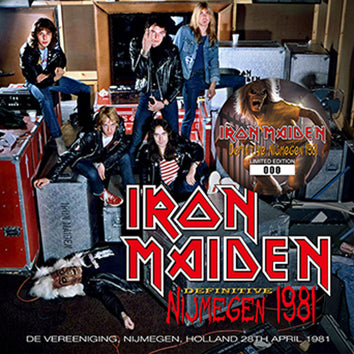 IRON MAIDEN / DEFINITIVE NIJMEGEN 1981 STEREO SOUNDBOARD 1CD + PRO SHOT 1DVDR