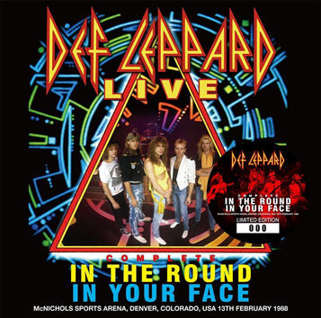 DEF LEPPARD / COMPLETE IN THE ROUND IN YOUR FACE (2CD)