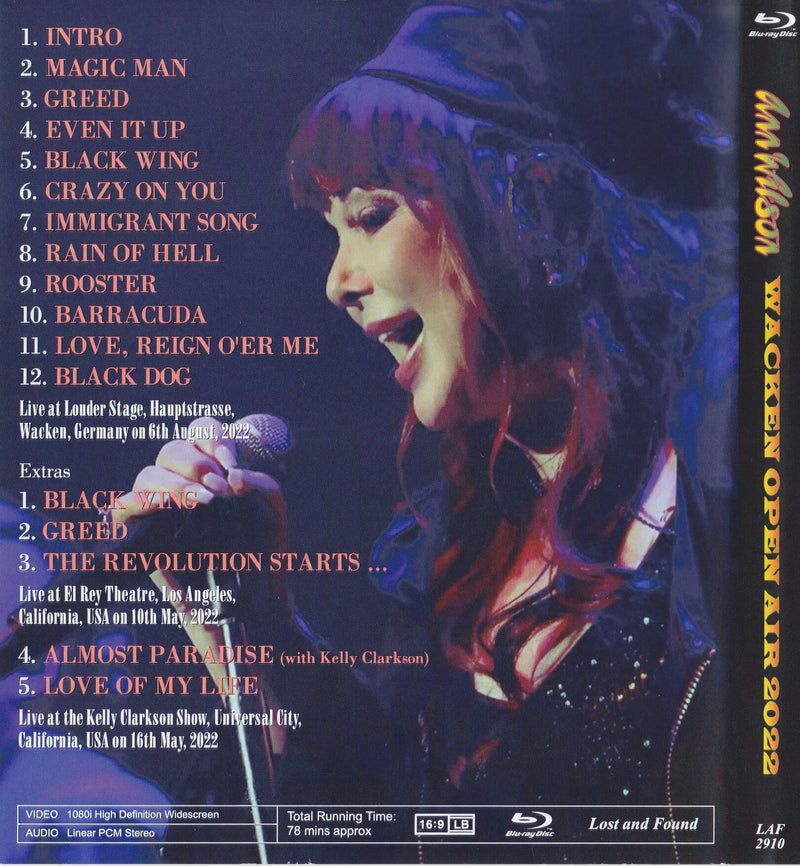 ANN WILSON / WACKEN OPEN AIR 2022 (1BDR)