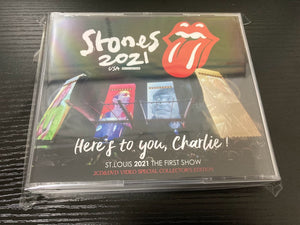 The Rolling Stones Here's to You, Charlie No Filter Tour USA St.louis 2021 First Show 2CD DVD