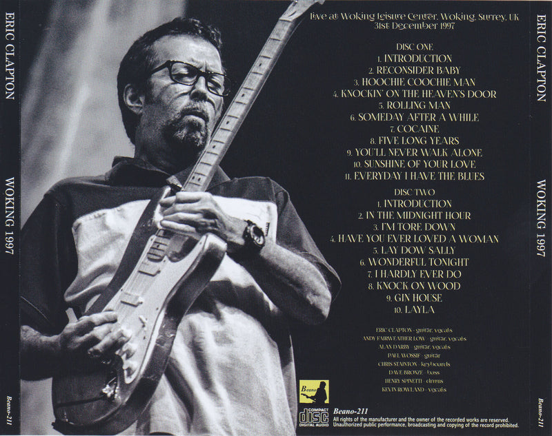 ERIC CLAPTON / WOKING 1997 (2CD)