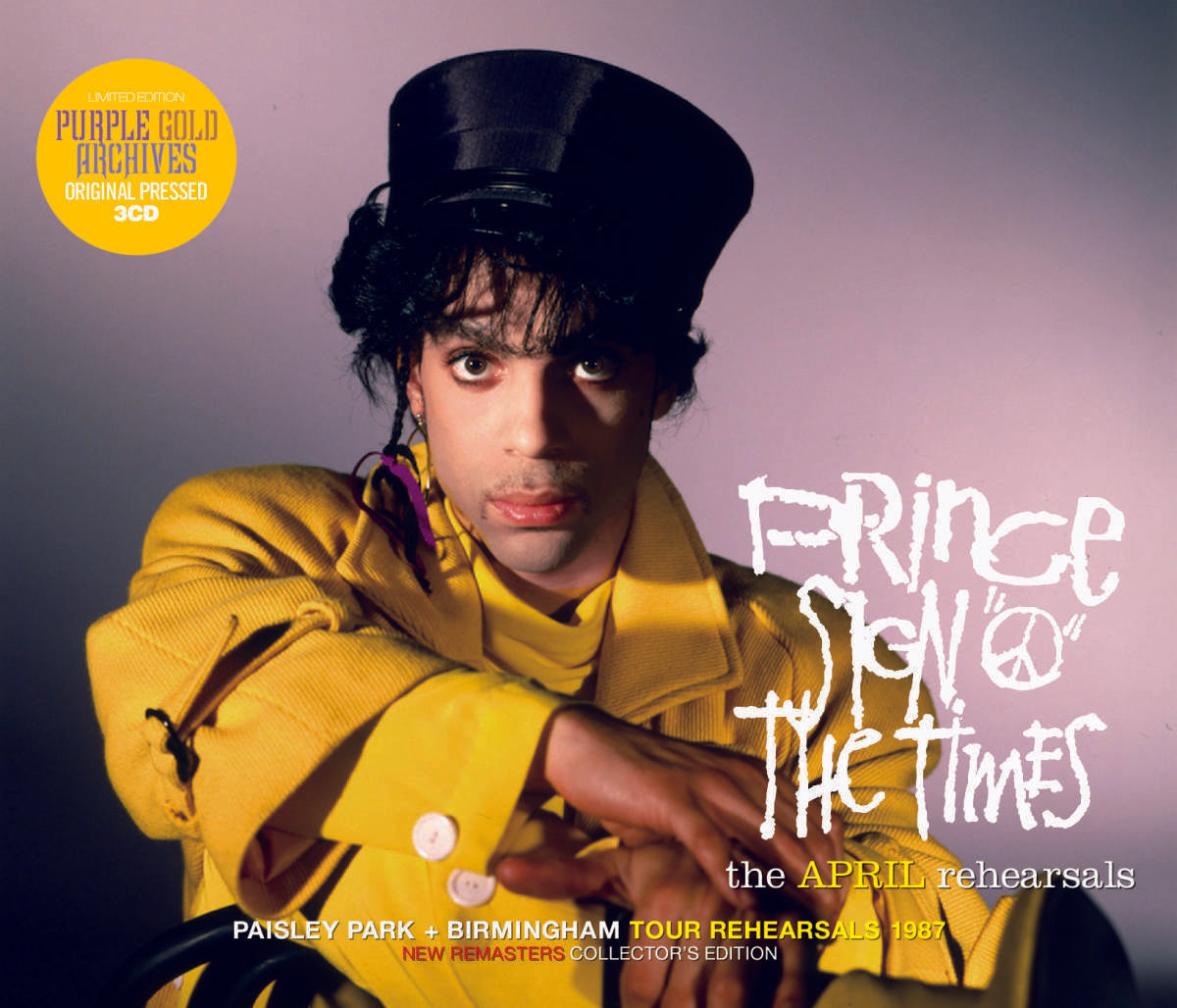 Prince Sign O The Times The April Rehearsals 3CD Paisley Park 1987 