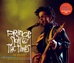 Prince Sign O The Times In Euro 3CD Paris 1987 Purple Gold Archives Collection
