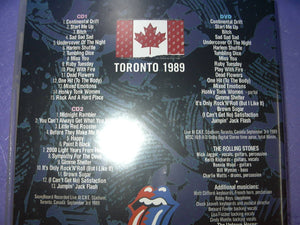 The Rolling Stones Steel Wheels Toronto 1989 2CD 1DVD Set