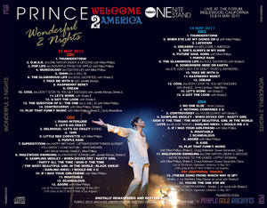PRINCE / WONDERFUL 2 NIGHTS WELCOME 2 AMERICA 21 NITE STAND [4CD]