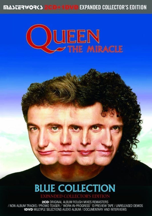 QUEEN / THE MIRACLE - EXPANDED COLLECTOR'S Edition BLUE (2CD+DVD)