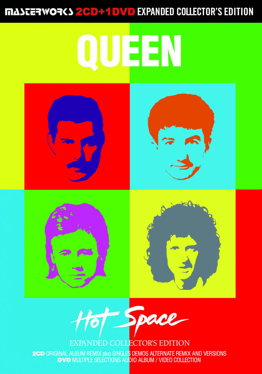 Queen Hot Space Expanded Collector's Edition 2 CD 1 DVD Masterworks