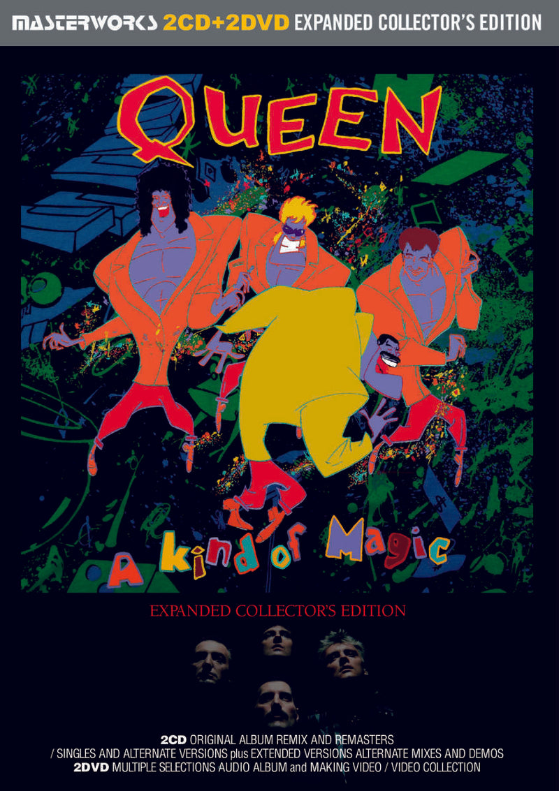 Queen A Kind Of Magic Expanded Collector's Edition Remix 2 CD 2 DVD Masterworks