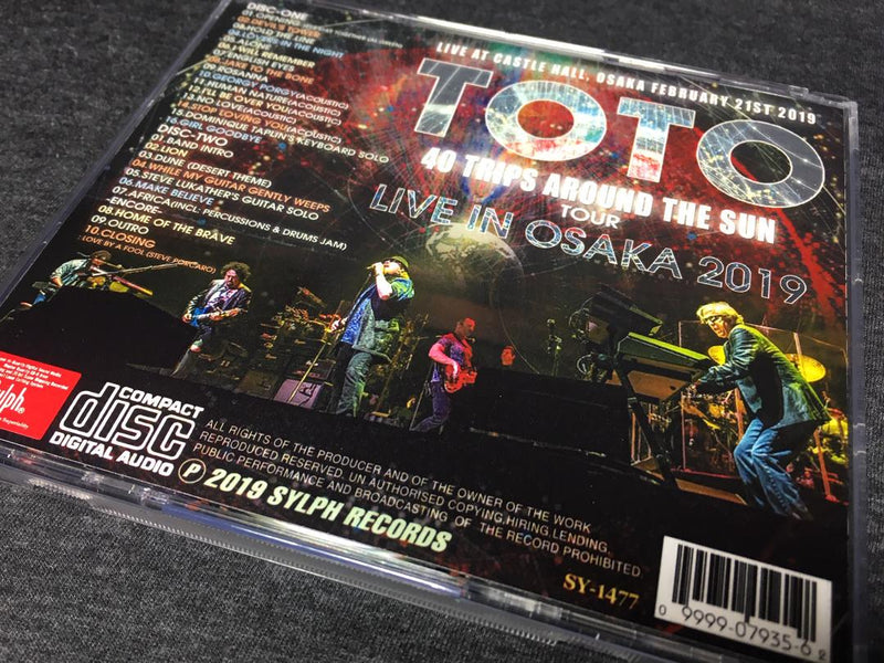 TOTO / LIVE IN OSAKA 2019 (2CD)