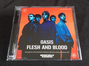 Oasis Flesh and Blood 3 CD Moonchild Records Factory Silver Disc