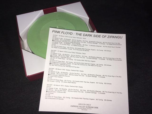 Pink Floyd The Dark Side Of Zipang 1972 Box 12CD Set Empress