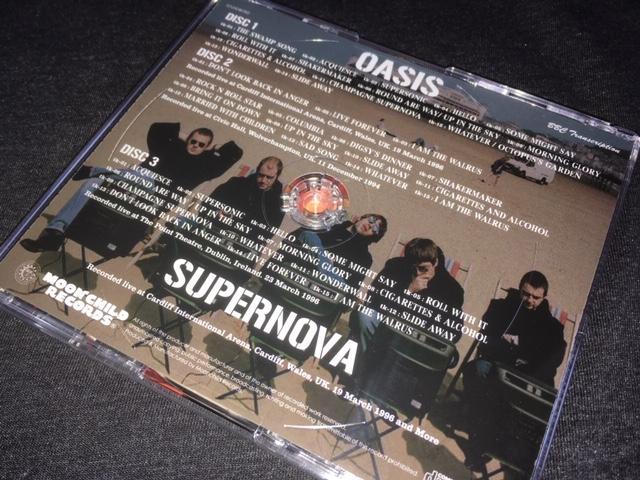 OASIS SUPERNOVA J.I.L.Y 3 CD 1996 Cardiff International Arena Wale Moonchild