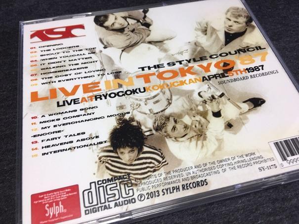 THE STYLE COUNCIL / LIVE IN TOKYO '87 (1CDR)