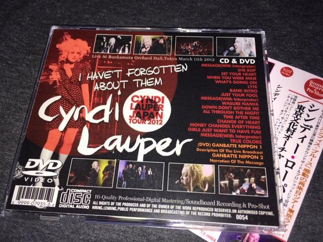 CYNDI LAUPER / I HAVE'T FORGOTTEN ABOUT THEM (1CD+1DVD)