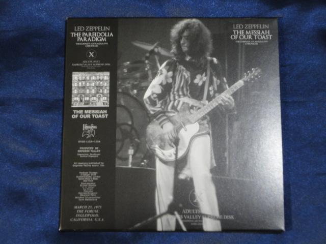 Led Zeppelin 1975 Los Angeles 3 Days 9 CD Set Empress Valley Factory Silver Disc