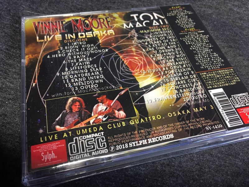 TONY MACALPINE / VINNIE MOORE LIVE IN OSAKA (2CDR)