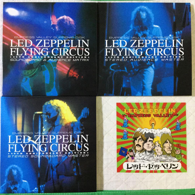 Led Zeppelin Flying Circus 1975 CD 9 Discs Empress Valley Box set
