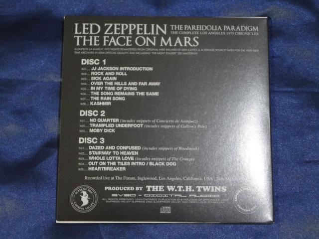 Led Zeppelin 1975 Los Angeles 3 Days 9 CD Set Empress Valley Factory Silver Disc