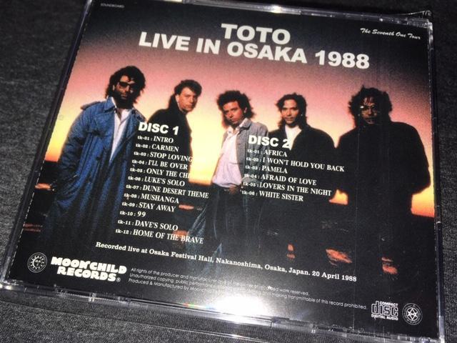 TOTO / LIVE IN OSAKA 1988 (2CD)