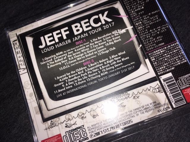 JEFF BECK / LIVE IN TOKYO 2 2017(2CD)