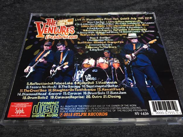 THE VENTURES / LIVE IN OSAKA 2018 (2CDR)