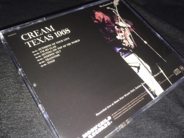 Cream / Texas 1968 Moonchild Records 1CD