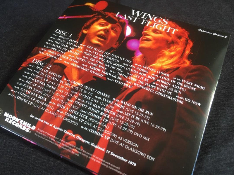 Paul McCartney & Wings / Last Flight Definitive Edition 2 (2CD) Paper Cover