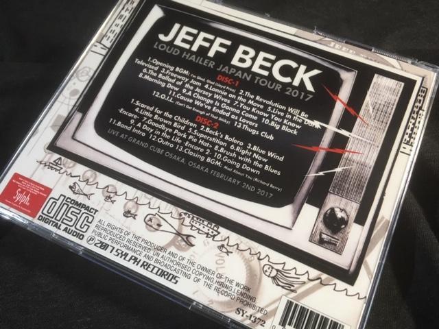 JEFF BECK / LIVE IN OSAKA 2017 (2CD)