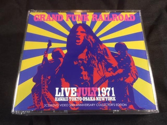 GRAND FUNK RAILROAD LIVE JULY 1971 50TH ANNIVERSARY COLLECTOR'S EDITION (2CD+DVD)